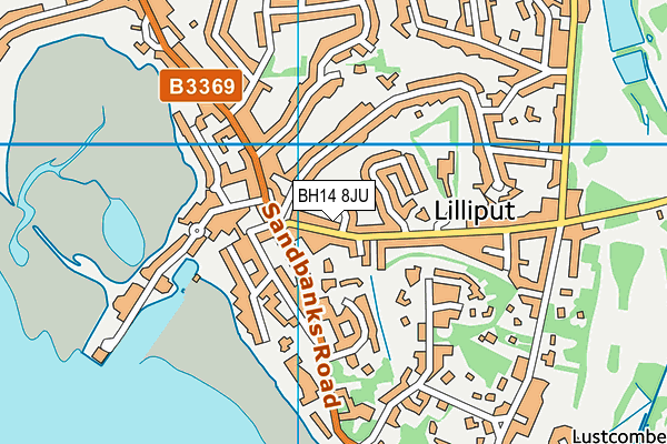 BH14 8JU map - OS VectorMap District (Ordnance Survey) BH14 8JU map - OS VectorMap District (Ordnance Survey)