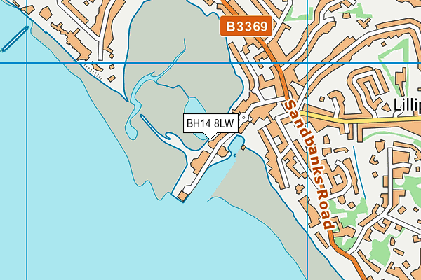 BH14 8LW map - OS VectorMap District (Ordnance Survey) BH14 8LW map - OS VectorMap District (Ordnance Survey)