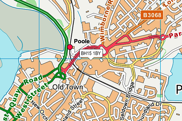 BH15 1BY map - OS VectorMap District (Ordnance Survey) BH15 1BY map - OS VectorMap District (Ordnance Survey)