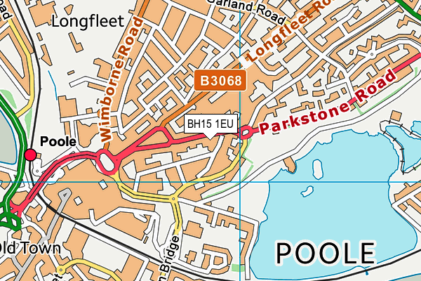BH15 1EU map - OS VectorMap District (Ordnance Survey) BH15 1EU map - OS VectorMap District (Ordnance Survey)