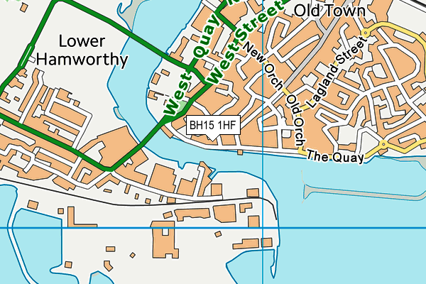 BH15 1HF map - OS VectorMap District (Ordnance Survey) BH15 1HF map - OS VectorMap District (Ordnance Survey)