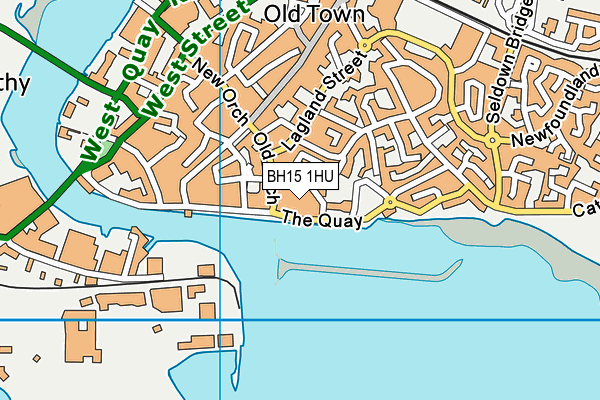 BH15 1HU map - OS VectorMap District (Ordnance Survey) BH15 1HU map - OS VectorMap District (Ordnance Survey)