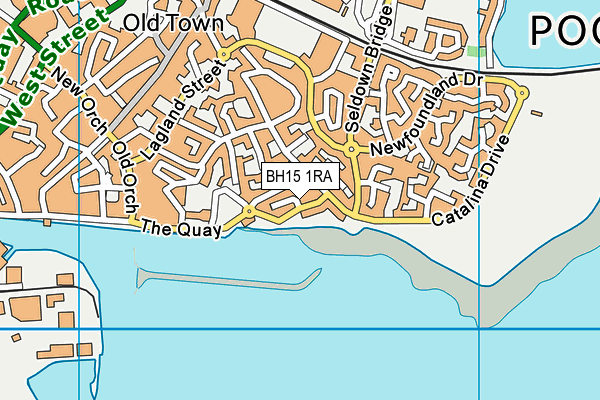 BH15 1RA map - OS VectorMap District (Ordnance Survey) BH15 1RA map - OS VectorMap District (Ordnance Survey)