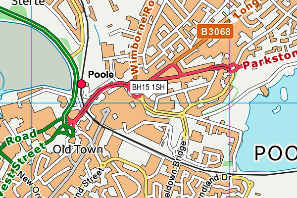 BH15 1SH map - OS VectorMap District (Ordnance Survey) BH15 1SH map - OS VectorMap District (Ordnance Survey)