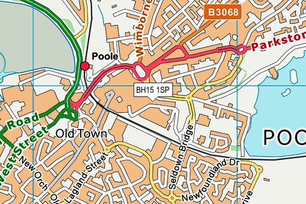BH15 1SP map - OS VectorMap District (Ordnance Survey) BH15 1SP map - OS VectorMap District (Ordnance Survey)