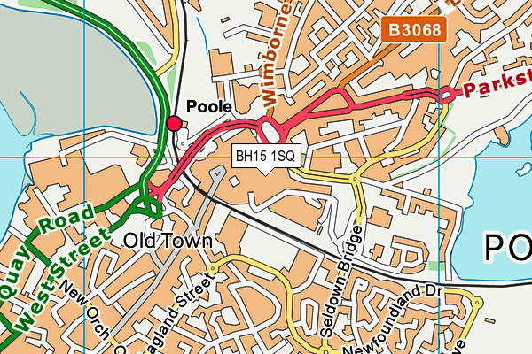 BH15 1SQ map - OS VectorMap District (Ordnance Survey) BH15 1SQ map - OS VectorMap District (Ordnance Survey)