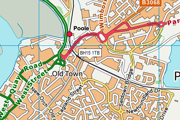 BH15 1TB map - OS VectorMap District (Ordnance Survey) BH15 1TB map - OS VectorMap District (Ordnance Survey)