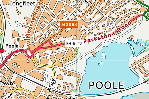 BH15 1TZ map - OS VectorMap District (Ordnance Survey) BH15 1TZ map - OS VectorMap District (Ordnance Survey)