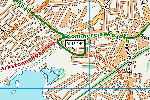 BH15 2NS map - OS VectorMap District (Ordnance Survey) BH15 2NS map - OS VectorMap District (Ordnance Survey)