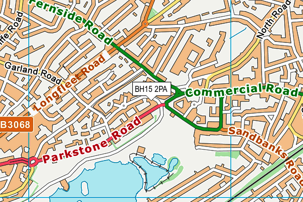BH15 2PA map - OS VectorMap District (Ordnance Survey) BH15 2PA map - OS VectorMap District (Ordnance Survey)