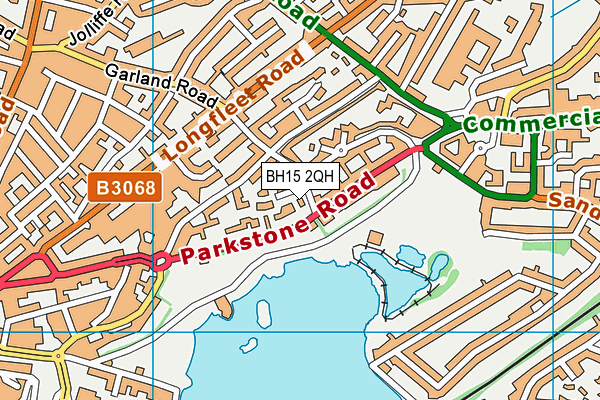BH15 2QH map - OS VectorMap District (Ordnance Survey) BH15 2QH map - OS VectorMap District (Ordnance Survey)