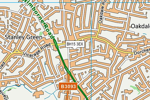 BH15 3EX map - OS VectorMap District (Ordnance Survey) BH15 3EX map - OS VectorMap District (Ordnance Survey)