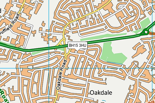 BH15 3HU map - OS VectorMap District (Ordnance Survey) BH15 3HU map - OS VectorMap District (Ordnance Survey)