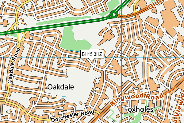 BH15 3HZ map - OS VectorMap District (Ordnance Survey) BH15 3HZ map - OS VectorMap District (Ordnance Survey)