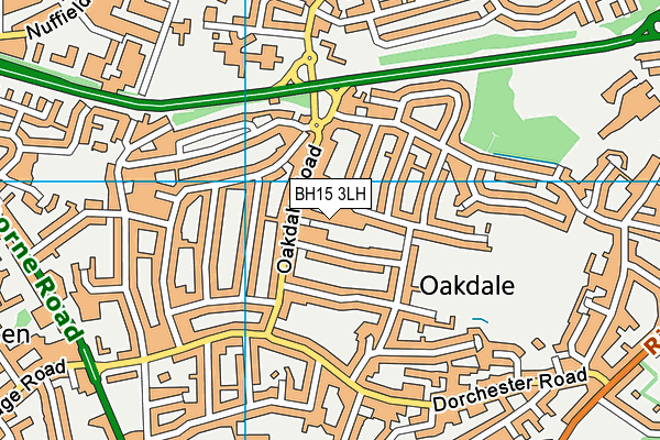 BH15 3LH map - OS VectorMap District (Ordnance Survey) BH15 3LH map - OS VectorMap District (Ordnance Survey)