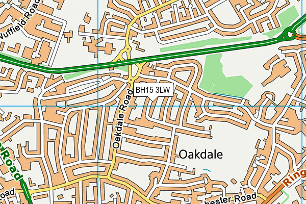 BH15 3LW map - OS VectorMap District (Ordnance Survey) BH15 3LW map - OS VectorMap District (Ordnance Survey)