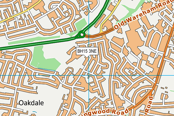BH15 3NE map - OS VectorMap District (Ordnance Survey) BH15 3NE map - OS VectorMap District (Ordnance Survey)