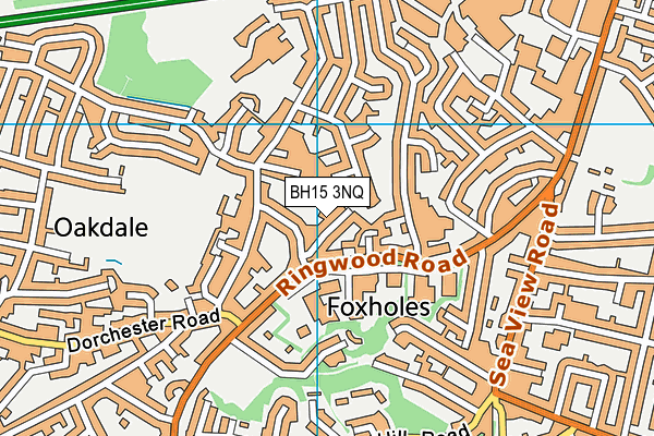 BH15 3NQ map - OS VectorMap District (Ordnance Survey) BH15 3NQ map - OS VectorMap District (Ordnance Survey)