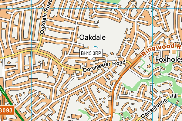 BH15 3RP map - OS VectorMap District (Ordnance Survey) BH15 3RP map - OS VectorMap District (Ordnance Survey)