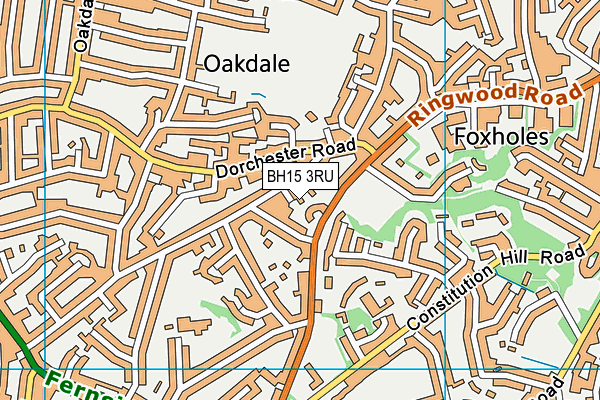 BH15 3RU map - OS VectorMap District (Ordnance Survey) BH15 3RU map - OS VectorMap District (Ordnance Survey)