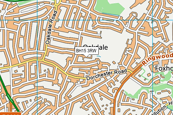 BH15 3RW map - OS VectorMap District (Ordnance Survey) BH15 3RW map - OS VectorMap District (Ordnance Survey)
