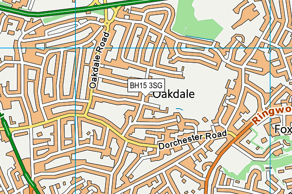 BH15 3SG map - OS VectorMap District (Ordnance Survey)