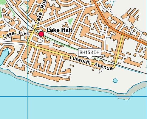 BH15 4DH map - OS VectorMap District (Ordnance Survey) BH15 4DH map - OS VectorMap District (Ordnance Survey)