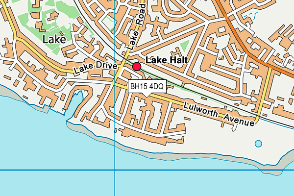 BH15 4DQ map - OS VectorMap District (Ordnance Survey) BH15 4DQ map - OS VectorMap District (Ordnance Survey)