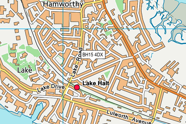 BH15 4DX map - OS VectorMap District (Ordnance Survey) BH15 4DX map - OS VectorMap District (Ordnance Survey)