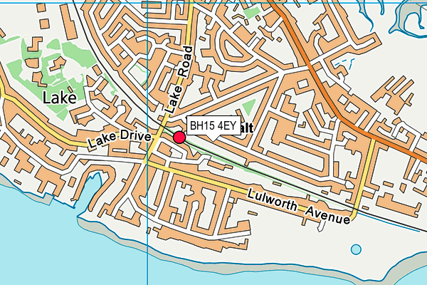 BH15 4EY map - OS VectorMap District (Ordnance Survey) BH15 4EY map - OS VectorMap District (Ordnance Survey)