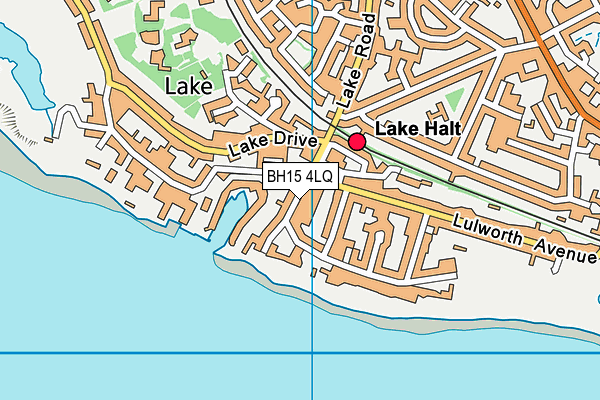 BH15 4LQ map - OS VectorMap District (Ordnance Survey) BH15 4LQ map - OS VectorMap District (Ordnance Survey)