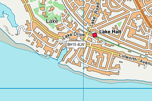 BH15 4LW map - OS VectorMap District (Ordnance Survey) BH15 4LW map - OS VectorMap District (Ordnance Survey)