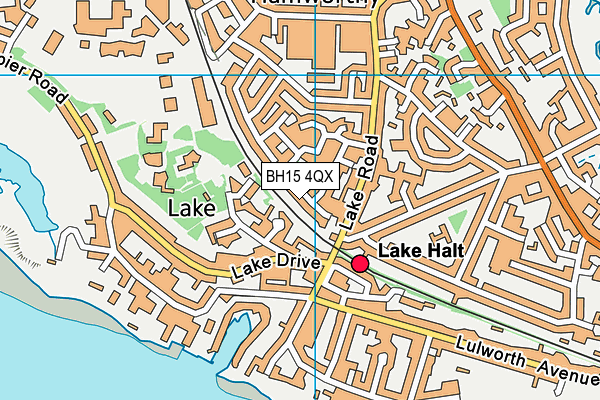 BH15 4QX map - OS VectorMap District (Ordnance Survey) BH15 4QX map - OS VectorMap District (Ordnance Survey)