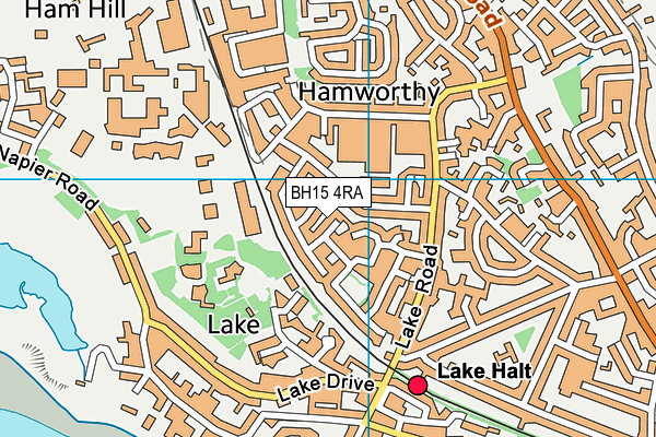 BH15 4RA map - OS VectorMap District (Ordnance Survey) BH15 4RA map - OS VectorMap District (Ordnance Survey)