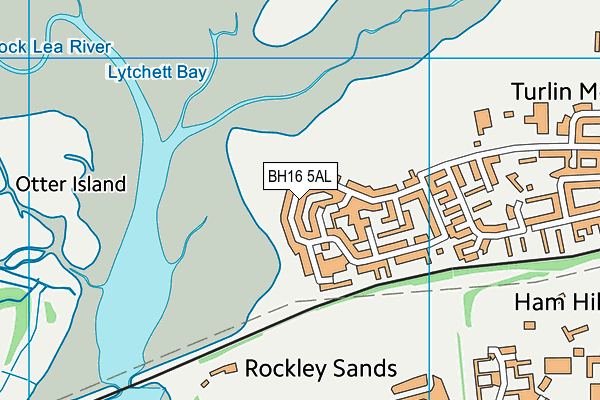 BH16 5AL map - OS VectorMap District (Ordnance Survey) BH16 5AL map - OS VectorMap District (Ordnance Survey)