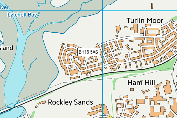 BH16 5AS map - OS VectorMap District (Ordnance Survey) BH16 5AS map - OS VectorMap District (Ordnance Survey)