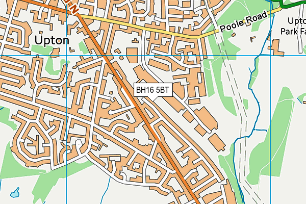 BH16 5BT map - OS VectorMap District (Ordnance Survey) BH16 5BT map - OS VectorMap District (Ordnance Survey)