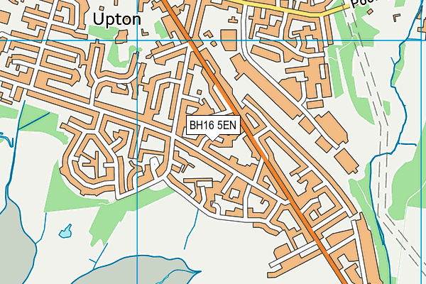 BH16 5EN map - OS VectorMap District (Ordnance Survey) BH16 5EN map - OS VectorMap District (Ordnance Survey)
