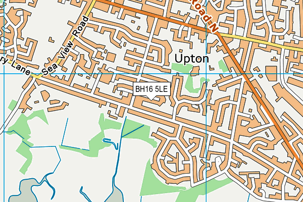 BH16 5LE map - OS VectorMap District (Ordnance Survey) BH16 5LE map - OS VectorMap District (Ordnance Survey)