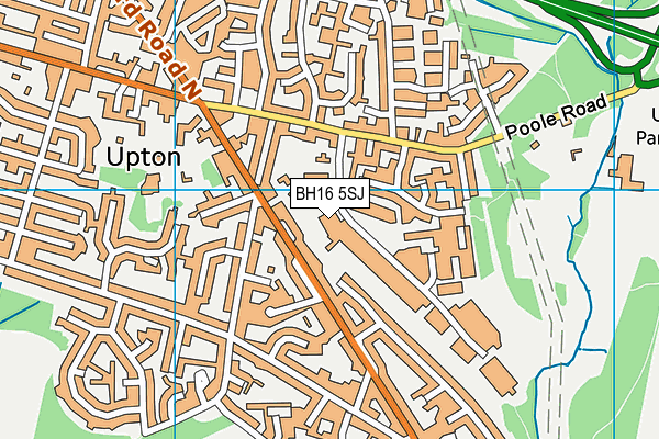 BH16 5SJ map - OS VectorMap District (Ordnance Survey) BH16 5SJ map - OS VectorMap District (Ordnance Survey)