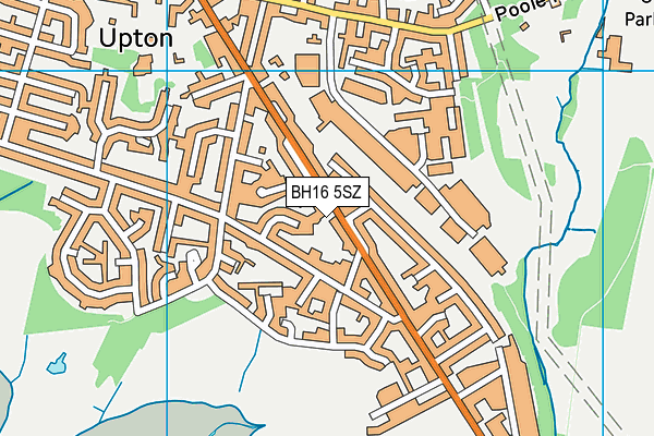 BH16 5SZ map - OS VectorMap District (Ordnance Survey) BH16 5SZ map - OS VectorMap District (Ordnance Survey)