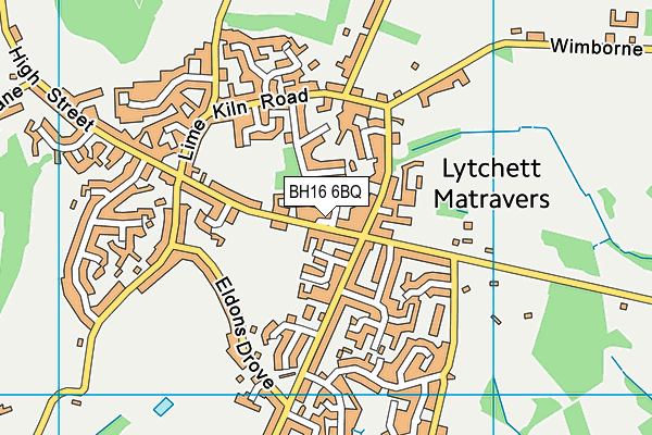 BH16 6BQ map - OS VectorMap District (Ordnance Survey) BH16 6BQ map - OS VectorMap District (Ordnance Survey)