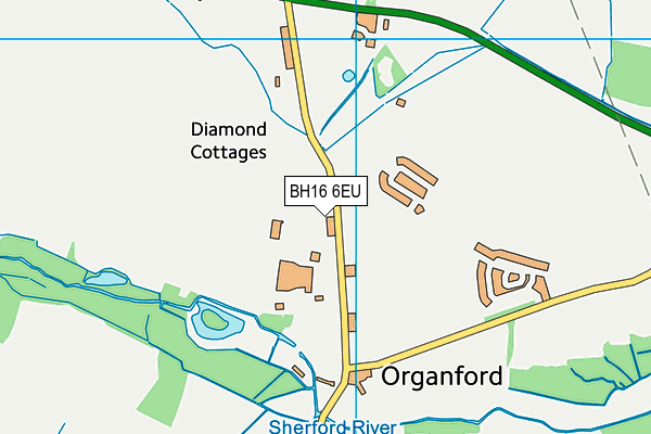 BH16 6EU map - OS VectorMap District (Ordnance Survey) BH16 6EU map - OS VectorMap District (Ordnance Survey)