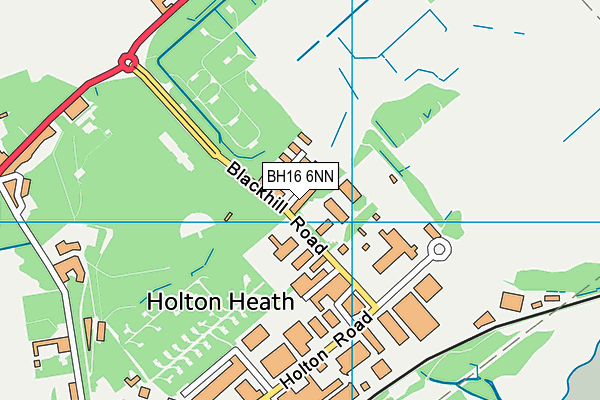 BH16 6NN map - OS VectorMap District (Ordnance Survey) BH16 6NN map - OS VectorMap District (Ordnance Survey)