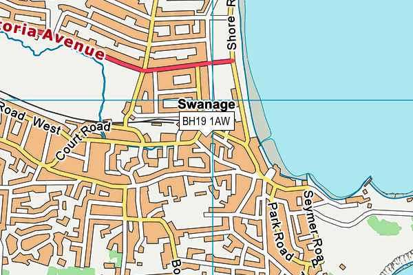 BH19 1AW map - OS VectorMap District (Ordnance Survey) BH19 1AW map - OS VectorMap District (Ordnance Survey)