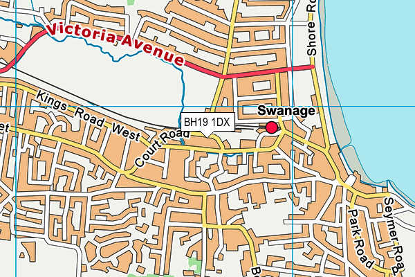 BH19 1DX map - OS VectorMap District (Ordnance Survey) BH19 1DX map - OS VectorMap District (Ordnance Survey)