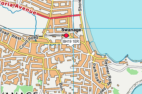 BH19 1ER map - OS VectorMap District (Ordnance Survey) BH19 1ER map - OS VectorMap District (Ordnance Survey)