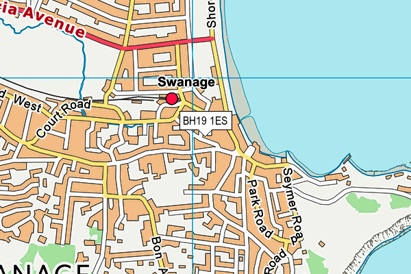 BH19 1ES map - OS VectorMap District (Ordnance Survey) BH19 1ES map - OS VectorMap District (Ordnance Survey)