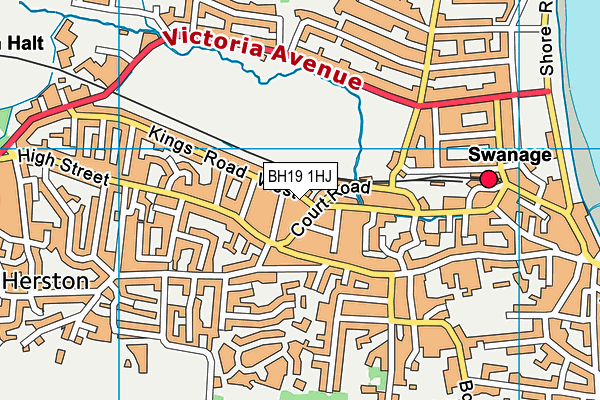 BH19 1HJ map - OS VectorMap District (Ordnance Survey) BH19 1HJ map - OS VectorMap District (Ordnance Survey)