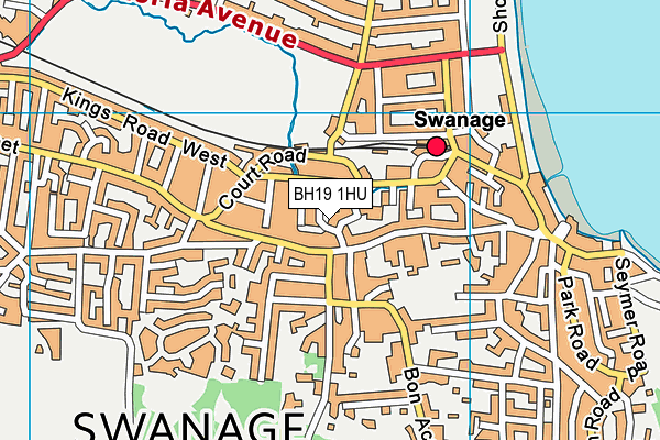 BH19 1HU map - OS VectorMap District (Ordnance Survey) BH19 1HU map - OS VectorMap District (Ordnance Survey)